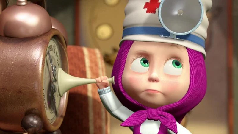 Кадры из мультсериала Маша и Медведь (2009)