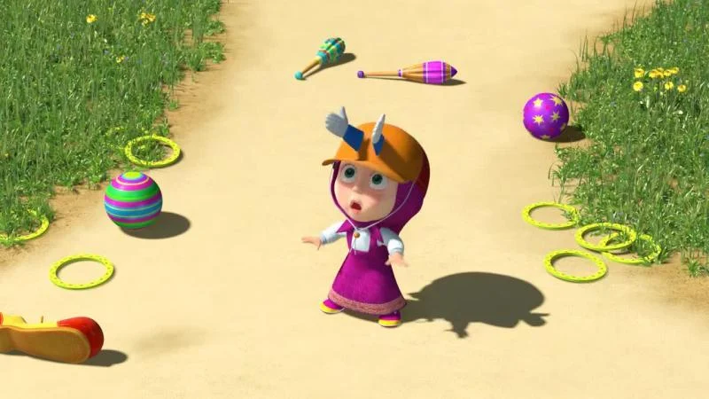 Кадры из мультсериала Маша и Медведь (2009)